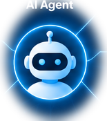 Friendly AI agent illustration